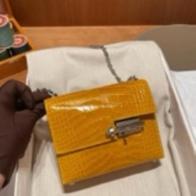 cheap quality Hermes Verrou 17 Shiny Alligator Vert bosphore PHW